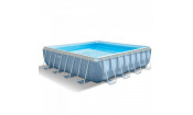 Каркасный бассейн для дома 488х488х122см + фильтр-насос + лестница Intex 28766
