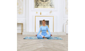 Коврик для фитнеса и йоги DFC Meditation Deluxe, 183x68x0,5 см, Deer