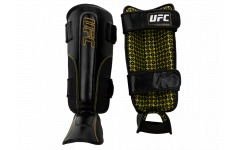 Защита голени на липучках (Черная - S/M) UFC