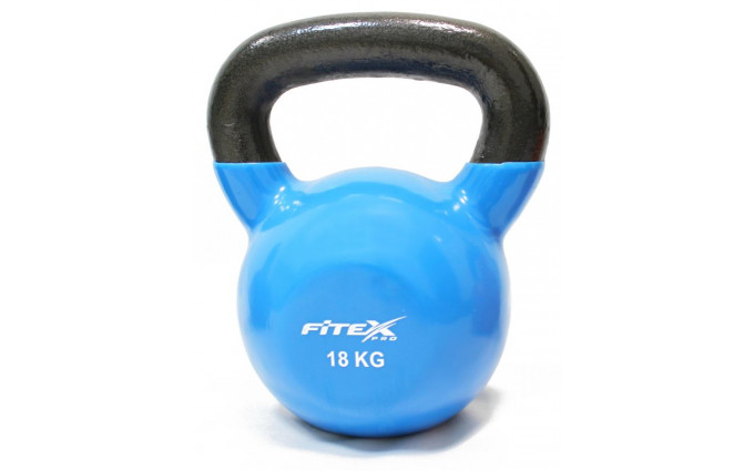 Гиря в виниловой оболочке 18 кг FITEX PRO